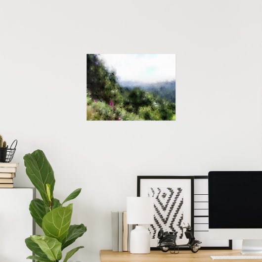 MOUNTAINEN POSTER (Thuiskantoor)