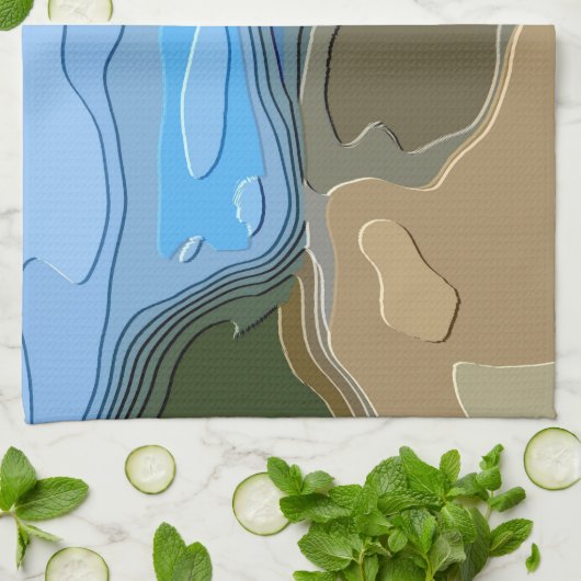 MOUNTAINEN THEEDOEK (Gevouwen)