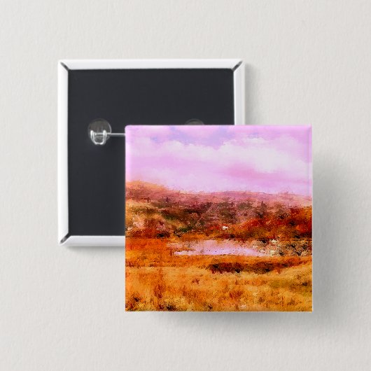 MOUNTAINEN VIERKANTE BUTTON 5,1 CM (Voorkant /achterkant)