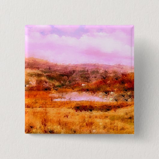 MOUNTAINEN VIERKANTE BUTTON 5,1 CM (Voorkant)