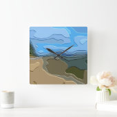 MOUNTAINEN VIERKANTE KLOK (Huis)