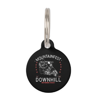 mountainfest Downhill Motorbike Race Graphic Motor Huisdierpenning