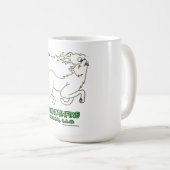 MountainFire Coyote Design #2 op een Koffiemok (Voorkant rechts)