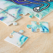 MountainFire Coyote Leaping over Volcano Design 2 Legpuzzel (Zijkant)