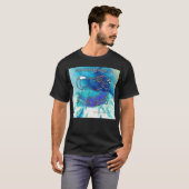 MountainFire Coyote over Blue Volcano T-shirt (Voorkant volledig)
