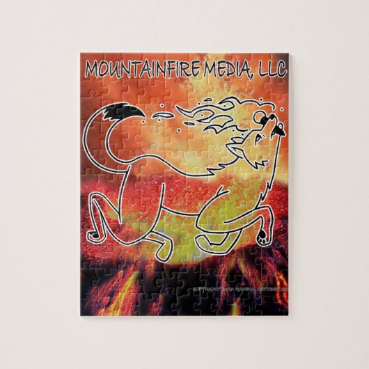 MountainFire Media Coyote Volcano Legpuzzel (Verticaal)
