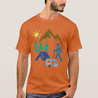 Mountainrek Outr Camp Scene meisje T-shirt