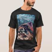 Mountains 2 Baseball Sleeve T-shirt (Voorkant)