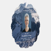 Mountains Alpine Memorial Keepsake Ornament Kaart (Rechts)