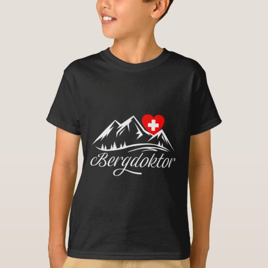 Mountains Alps Apres Ski Skiing Sn T-shirt (Voorkant)