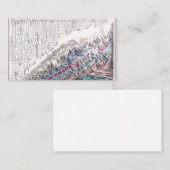 Mountains And Rivers Of The World With Comparative Visitekaartje (Voorkant / Achterkant)