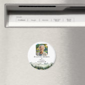 Mountains and Trees Celebration Of Life Keepsake Magneet (Insitu (Vaatwasser))