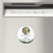 Mountains and Trees Celebration Of Life Keepsake Magneet (Insitu (Vaatwasser))