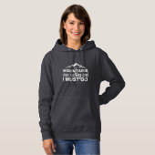 Mountains Are Calling And I Must Go Hoodie (Voorkant volledig)