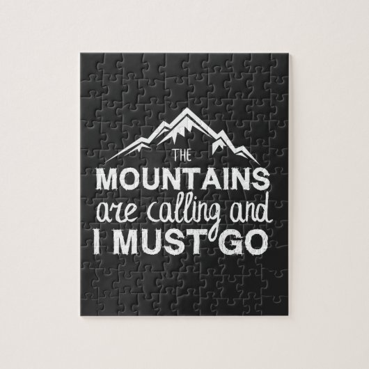 Mountains Are Calling And I Must Go Legpuzzel (Verticaal)