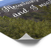 Mountains Are Calling And I Must Go Poster (Hoek)