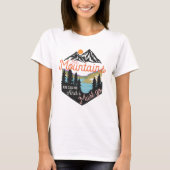 Mountains Are Calling And I Must Go T-shirt (Voorkant)