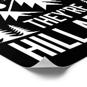 Mountains Aren't Just Funny They're Hill Areas Dad Poster (Hoek)