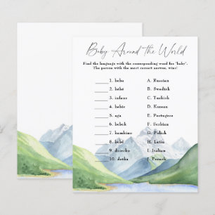 Mountains - Baby Rond de wereld spel