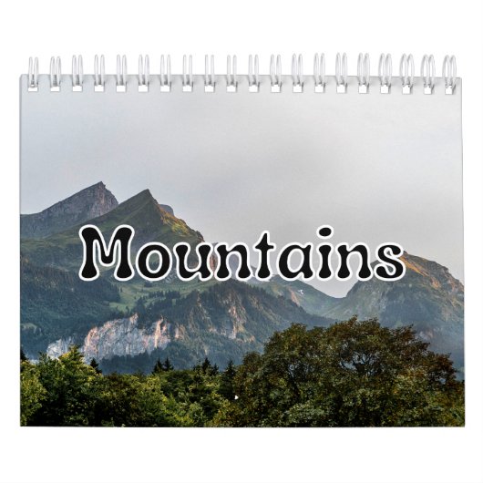 Mountains Collectie Wall Calendar Kalender (Hoes)