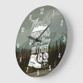 Mountains die bellen moeten je foto-Typografie lat Grote Klok (Hoek)