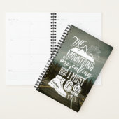 Mountains die bellen moeten je foto-Typografie lat Planner (Display)