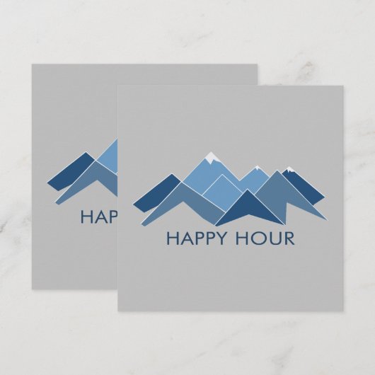 Mountains Happy Hour (Voorkant / Achterkant)