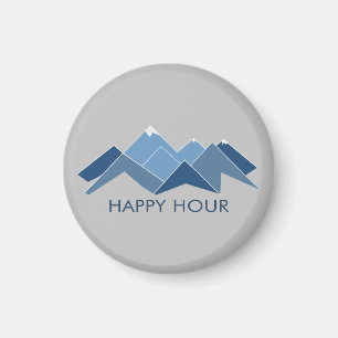 Mountains Happy Hour Magneet