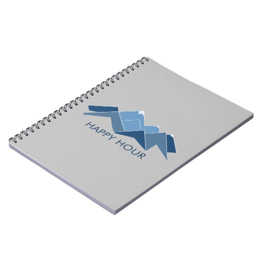 Mountains Happy Hour Notitieboek (Linkerzijde)