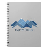 Mountains Happy Hour Notitieboek (Voorkant)