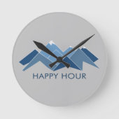 Mountains Happy Hour Ronde Klok (Voorkant)