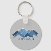 Mountains Happy Hour Sleutelhanger (Voorkant)