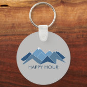 Mountains Happy Hour Sleutelhanger (Achterkant)