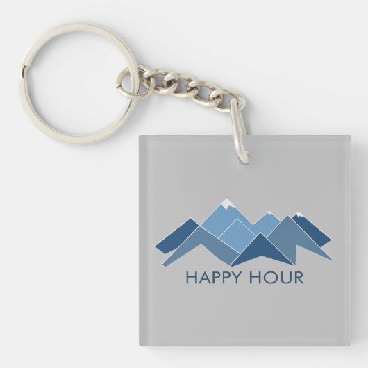Mountains Happy Hour Sleutelhanger (voorkant)