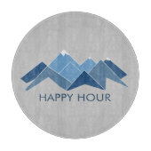 Mountains Happy Hour Snijplank (Voorkant)