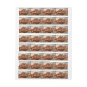 Mountains HDR-foto Adreslabel Wikkel (Vel)