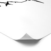 Mountains Hiking Heartbeat Poster (Hoek)