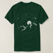 Mountains, hiking, space T-Shirt (Design voorkant)