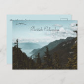 Mountains in British Columbia Canada Briefkaart (Voorkant / Achterkant)