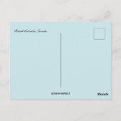 Mountains in British Columbia Canada Briefkaart (Achterkant)