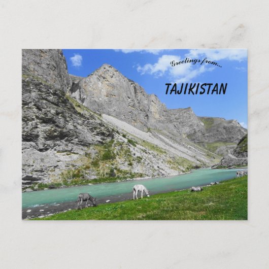 Mountains in Tajikistan Briefkaart (Voorkant)
