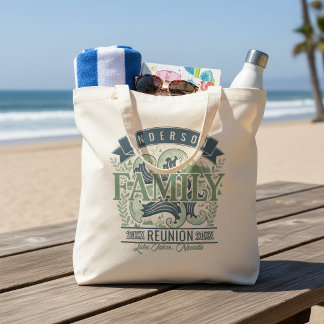 Mountains Lake Family Reunion Motief ID1317 Tote Bag