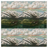 Mountains Majesty Fabric Stof (Close Up)