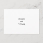  Mountains Pines QR Code Wedding Details Informatiekaartje (Achterkant)