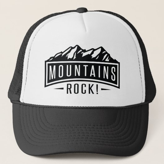 Mountains Rock Trucker Pet (Voorkant)
