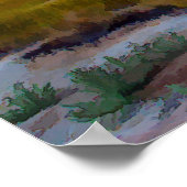 Mountains & Sky in Badlands N.P. — Realisme Poster (Hoek)
