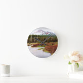 Mountains Snow Southwestern Frozen Winter Fall Ronde Klok (Huis)