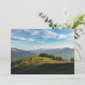 Mountains Spitzingsee Lake, Swiss Alps Bedankkaart (Staand voorkant)