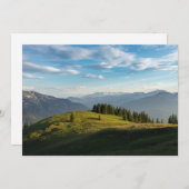 Mountains Spitzingsee Lake, Swiss Alps Bedankkaart (Voorkant / Achterkant)