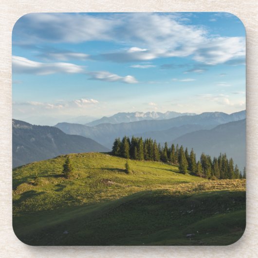 Mountains Spitzingsee Lake, Swiss Alps Bier Onderzetter (Voorkant)